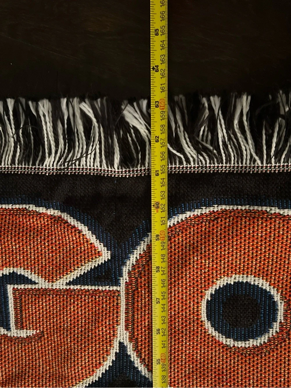 Chicago Bears woven tapestry throw